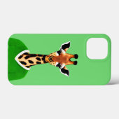Niedliche Giraffe mit einem grünen Pullover Case-Mate iPhone Hülle (Rückseite (Horizontal))