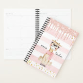Niedliche Giraffe mit Glasses Math Lehrer Planner Planer (Anzeige)