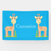 Niedliche Giraffe Munching Thunder_Cove Banner (Horizontal)