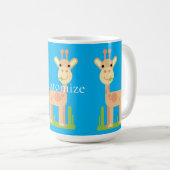 Niedliche Giraffe Munching Thunder_Cove Kaffeetasse (VorderseiteRechts)