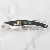 Niedliche Giraffe Munching Thunder_Cove Kellnermesser (Vorderseite)