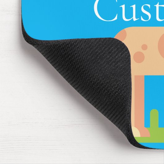 Niedliche Giraffe Munching Thunder_Cove Mousepad (Ecke)