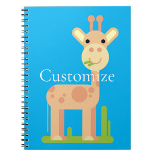 Niedliche Giraffe Munching Thunder_Cove Notizblock