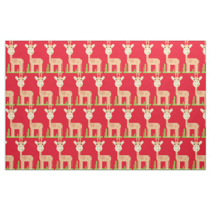Niedliche Giraffe Munching Thunder_Cove Stoff