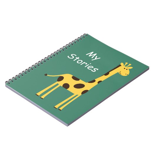 Niedliche Giraffe Notizblock (Linke Seite)