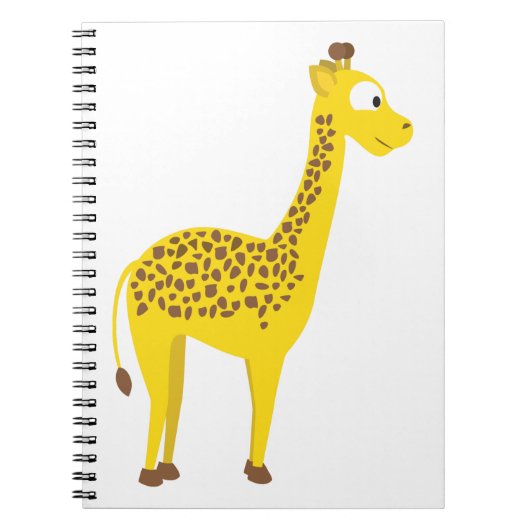 Niedliche Giraffe Notizblock (Vorderseite)