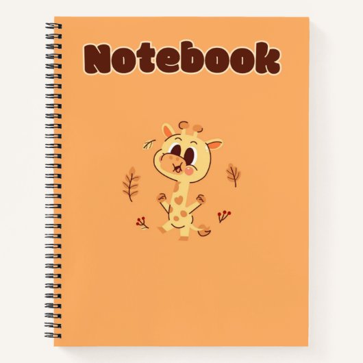 Niedliche Giraffe 💛 ✨ 🦒 Notizblock (Vorderseite)