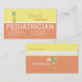 Niedliche Giraffe Pädiaterkarte Terminkarte (Vorne/Hinten)