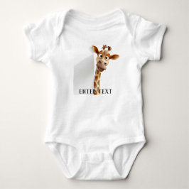 Niedliche Giraffe Peking Baby Bodysuit Strampler