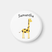 Niedliche Giraffe Personalisiert Magnet (Vorne)