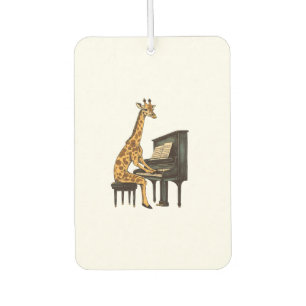 Niedliche Giraffe Piano Giraffen Musikermusik Autolufterfrischer