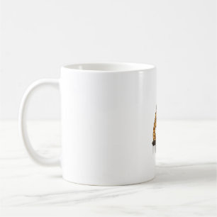 Niedliche Giraffe Piano Giraffen Musikermusik Kaffeetasse