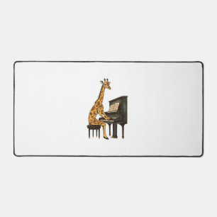 Niedliche Giraffe Piano Giraffen Musikermusik Schreibtischunterlage