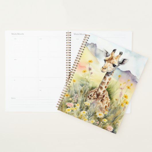 Niedliche Giraffe Planer (Anzeige)