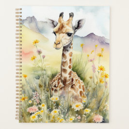Niedliche Giraffe Planer