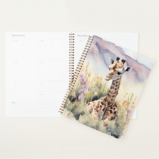 Niedliche Giraffe Planer (Anzeige)