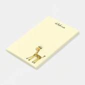 niedliche Giraffe Post-it Klebezettel (angewinkelt)