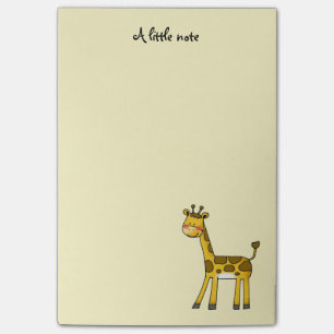 niedliche Giraffe Post-it Klebezettel