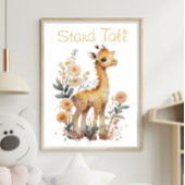 Niedliche Giraffe Poster