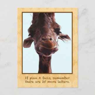 Niedliche Giraffe Postkarte