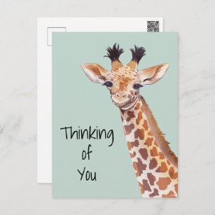 Niedliche Giraffe Postkarte