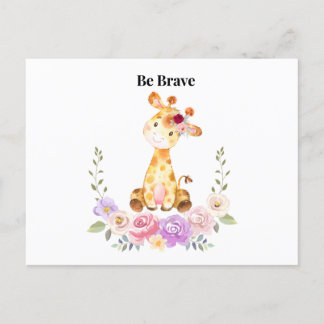Niedliche Giraffe! Postkarte