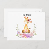 Niedliche Giraffe! Postkarte (Vorne/Hinten)