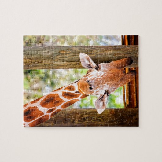 Niedliche Giraffe Puzzle (Horizontal)