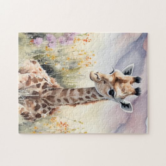 Niedliche Giraffe Puzzle (Horizontal)