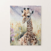 Niedliche Giraffe Puzzle (Vertikal)