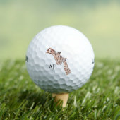 Niedliche Giraffe Safari Animal Africa Nature Mono Golfball (Insitu T-Shirt)