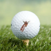 Niedliche Giraffe Safari Tierart Afrika Natur Golfball (Insitu T-Shirt)