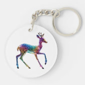 Niedliche Giraffe Schlüsselanhänger (Rückseite)