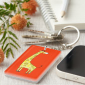 Niedliche Giraffe Schlüsselanhänger (Vorderseite rechts)