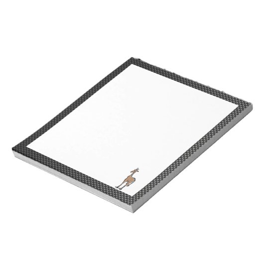 Niedliche Giraffe; Sleek Notizblock (Rotiert)