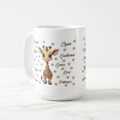 Niedliche Giraffe-Tasse Kaffeetasse (Vorderseite Links)