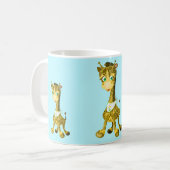 Niedliche Giraffe-Tasse Kaffeetasse (Vorderseite Links)