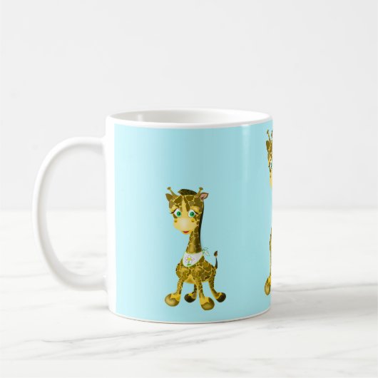 Niedliche Giraffe-Tasse Kaffeetasse (Links)