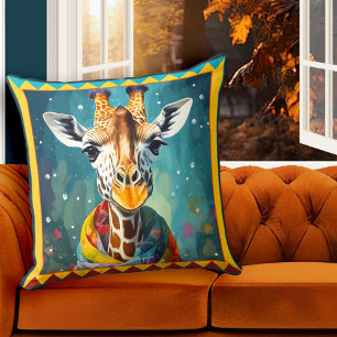 Niedliche Giraffe Tierart Kissen