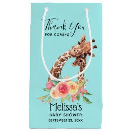 Niedliche Giraffe Watercolor Mama & Baby Boy Viele Kleine Geschenktüte