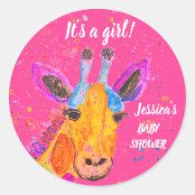 Niedliche Giraffe Watercolor Safari Jungle Babydus