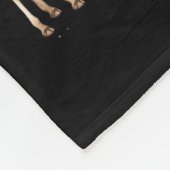 Niedliche Giraffe Weihnachtsbaum Giraffe Liebe Wei Fleecedecke (Ecke)
