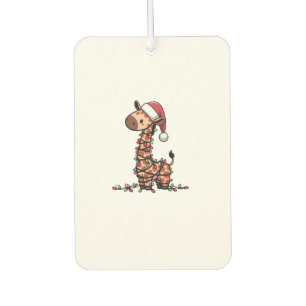 Niedliche Giraffe Weihnachtsbaum Giraffe Liebhaber Autolufterfrischer