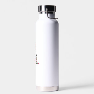 Niedliche Giraffe Weihnachtsbaum Giraffe Liebhaber Trinkflasche