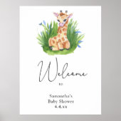 Niedliche Giraffe - Welcome Foam Board Poster (Vorne)