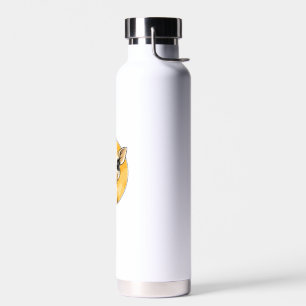Niedliche Giraffe Zeichnend Cartoon Stil Trinkflasche