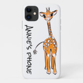 Niedliche Giraffe zeichnend Case-Mate iPhone Hülle (Rückseite)