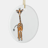 Niedliche Giraffe zeichnend Keramikornament (Rechts)