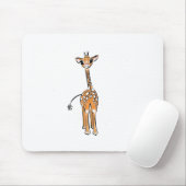 Niedliche Giraffe zeichnend Mousepad (Mit Mouse)