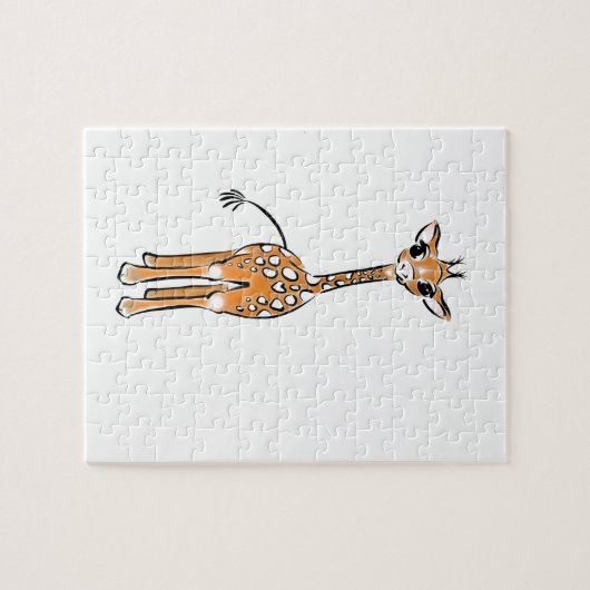 Niedliche Giraffe zeichnend Puzzle (Horizontal)